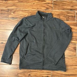 Mens Northface Zip up sweatshirt! Color Dark Grey, Size XL (Great Condition)